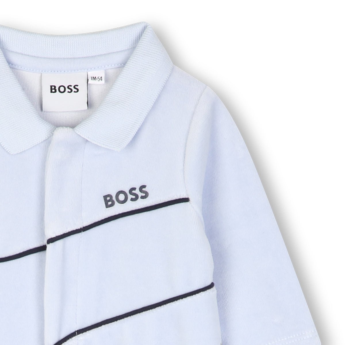 Baby Boys Pale Blue Babygrow