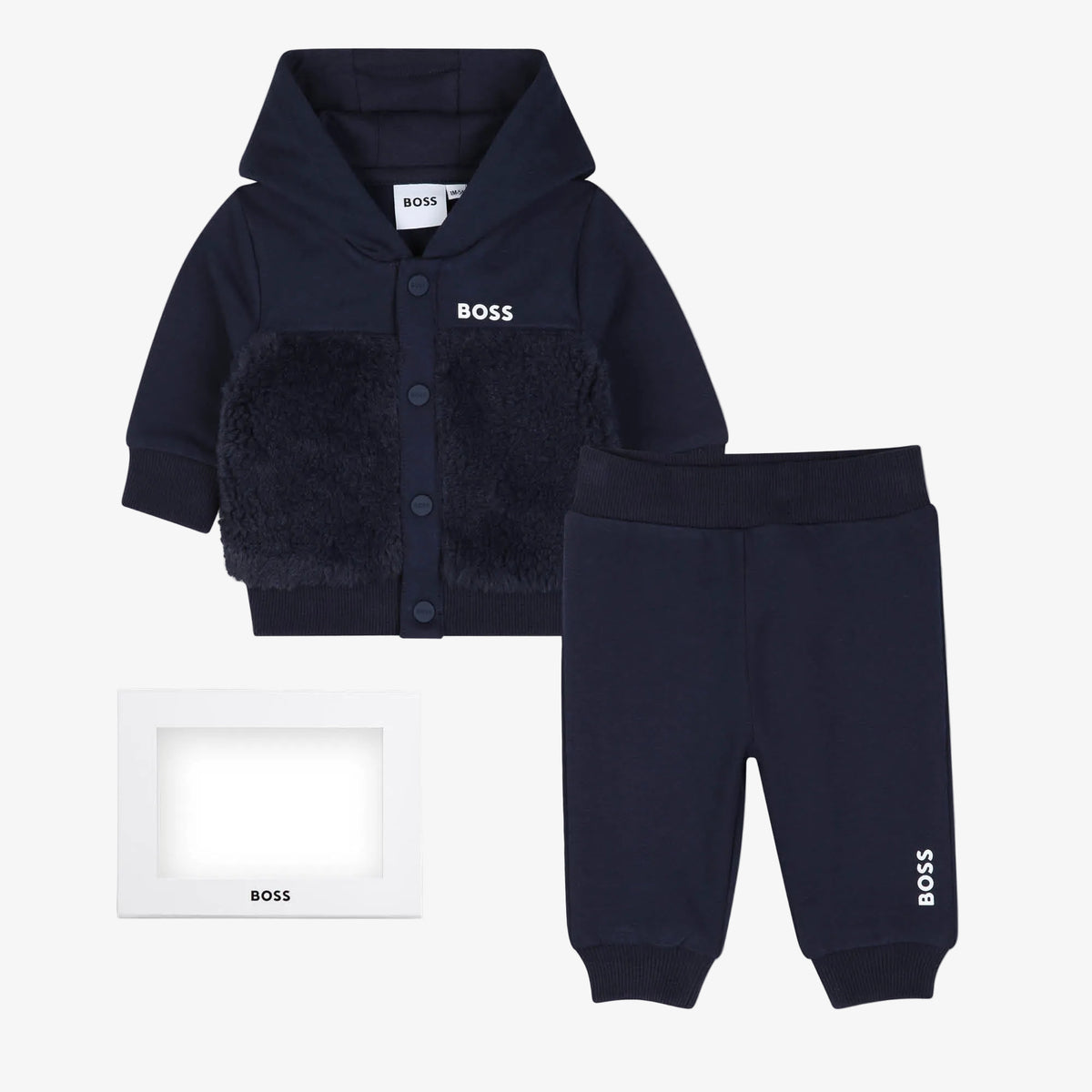 Boss Baby Boys Navy Tracksuit Set - full set front view
