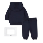 Baby Boys Navy Tracksuit Set