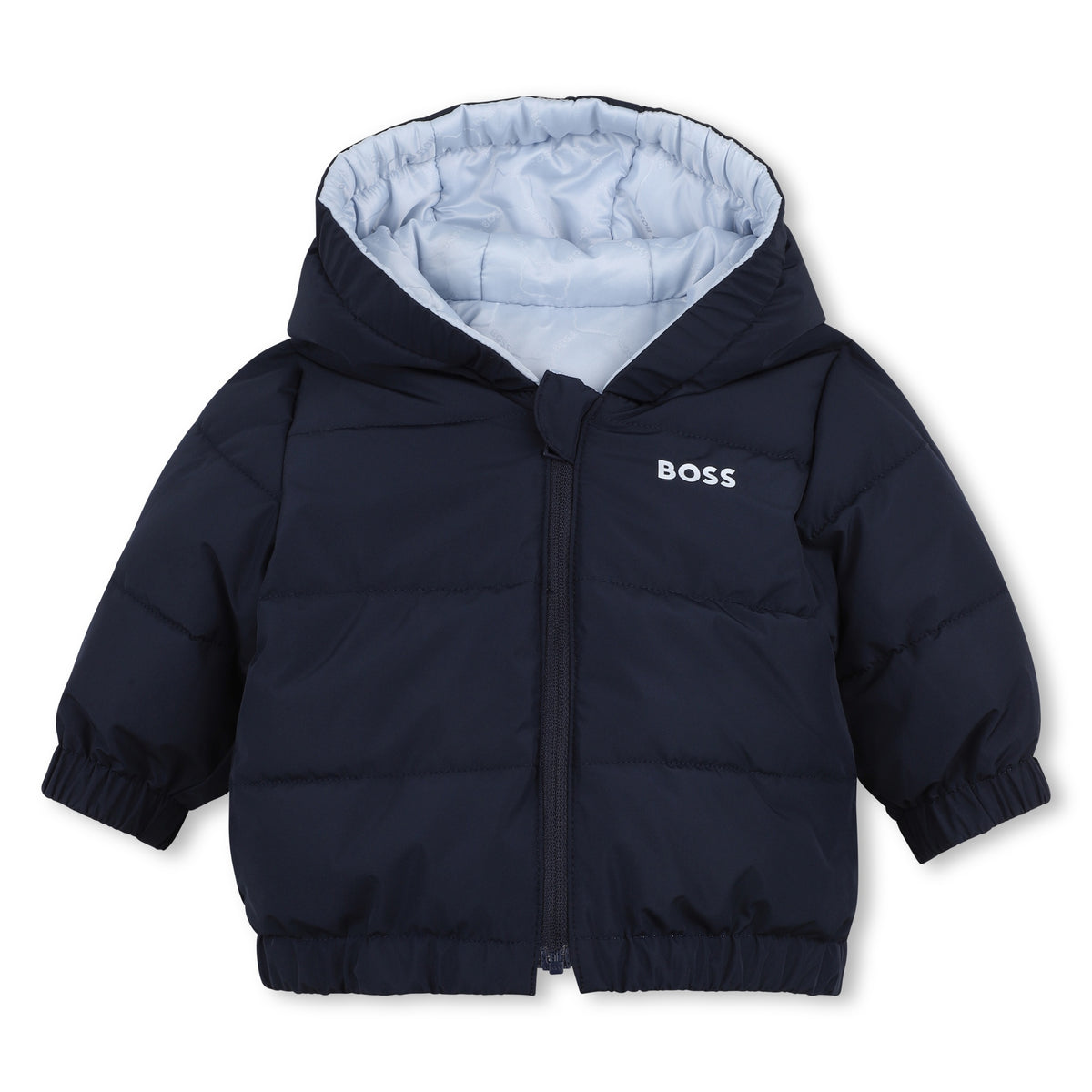 Baby Boys Light Blue Reversible Jacket