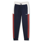 Boys Navy Contrast Tracksuit Bottoms