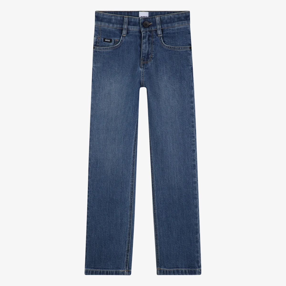 Boss Boys Denim Straight Jeans - front view