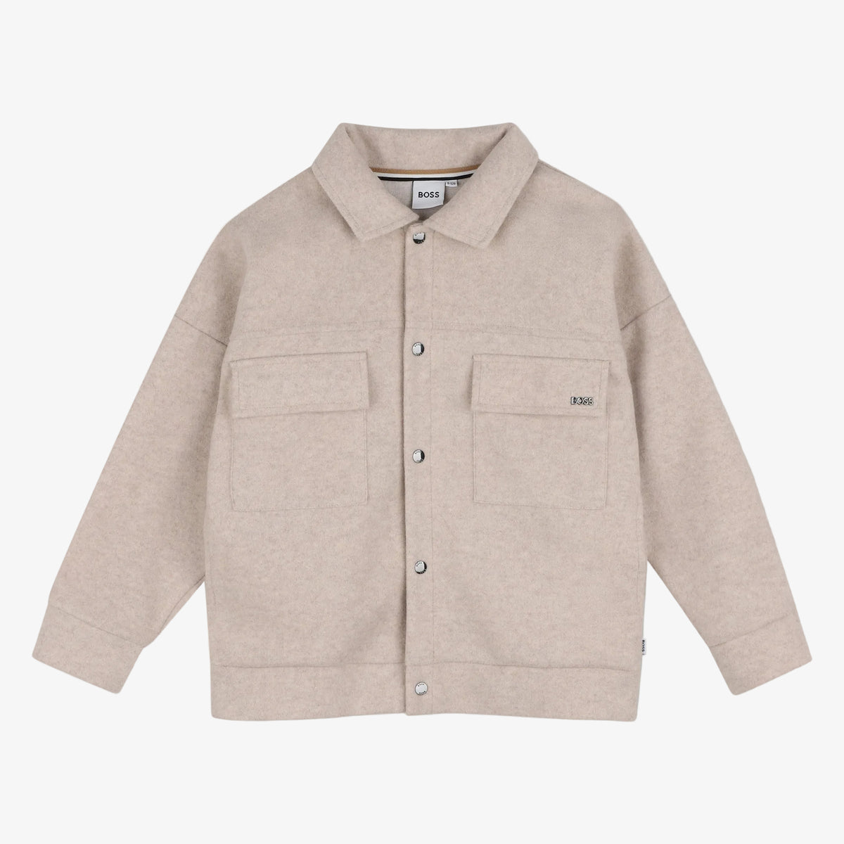 Boss Boys Button Down Jacket - front view