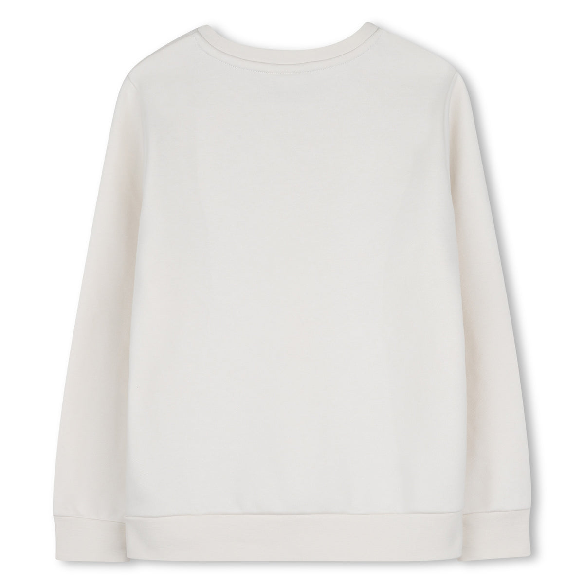 Boys Ivory Print Logo Sweatshirt