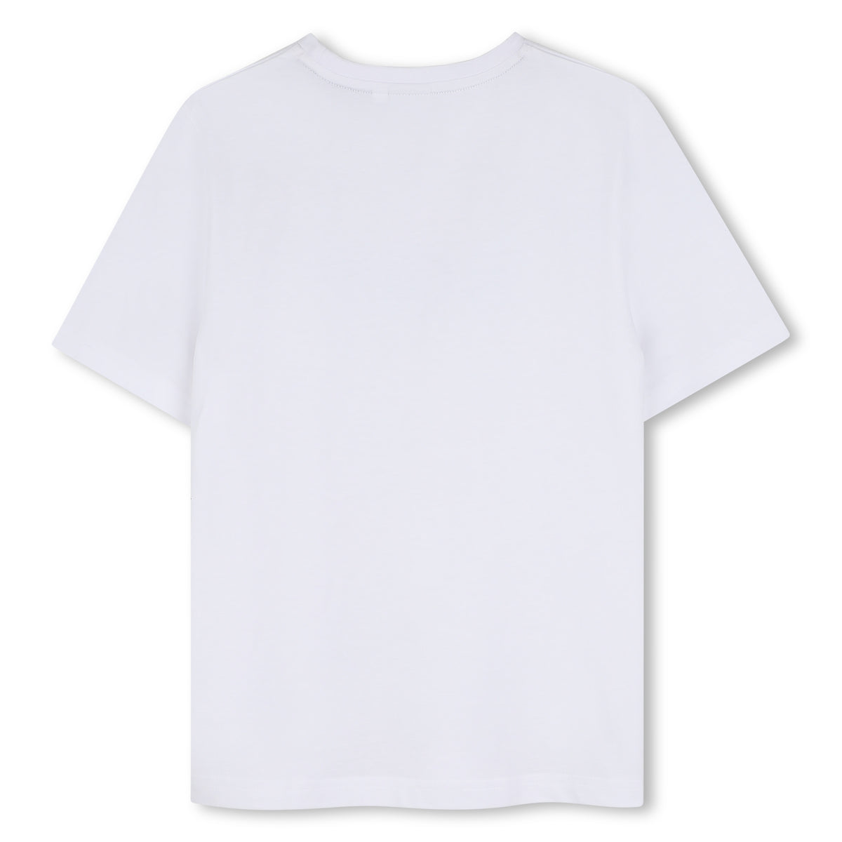 Boys White Boss Print T-Shirt