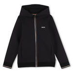 Boys Black Tracksuit Set