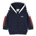 Infant Boys Navy Contrast Hoodie