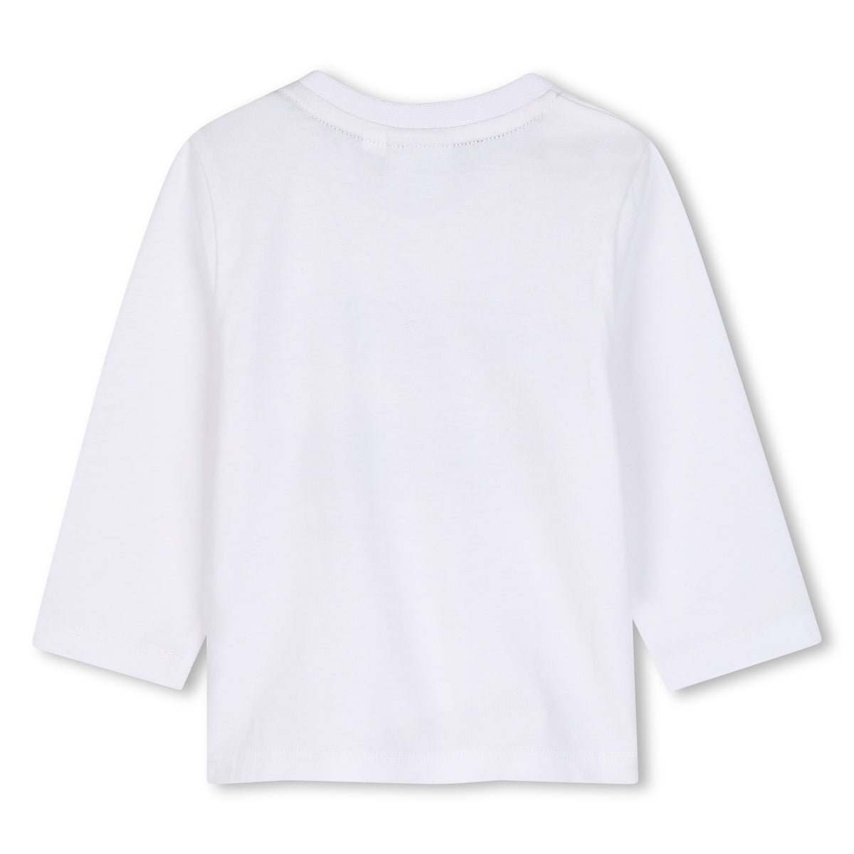 Infant Boys White Long Sleeve T-Shirt