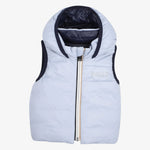 Boss Infant Boys Blue Reversible Gilet - front view