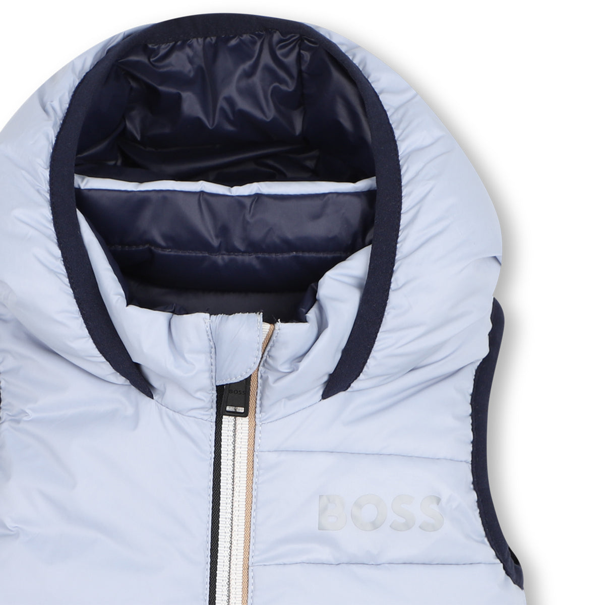 Infant Boys Blue Reversible Gilet