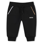 Infant Boys Black Tracksuit Set