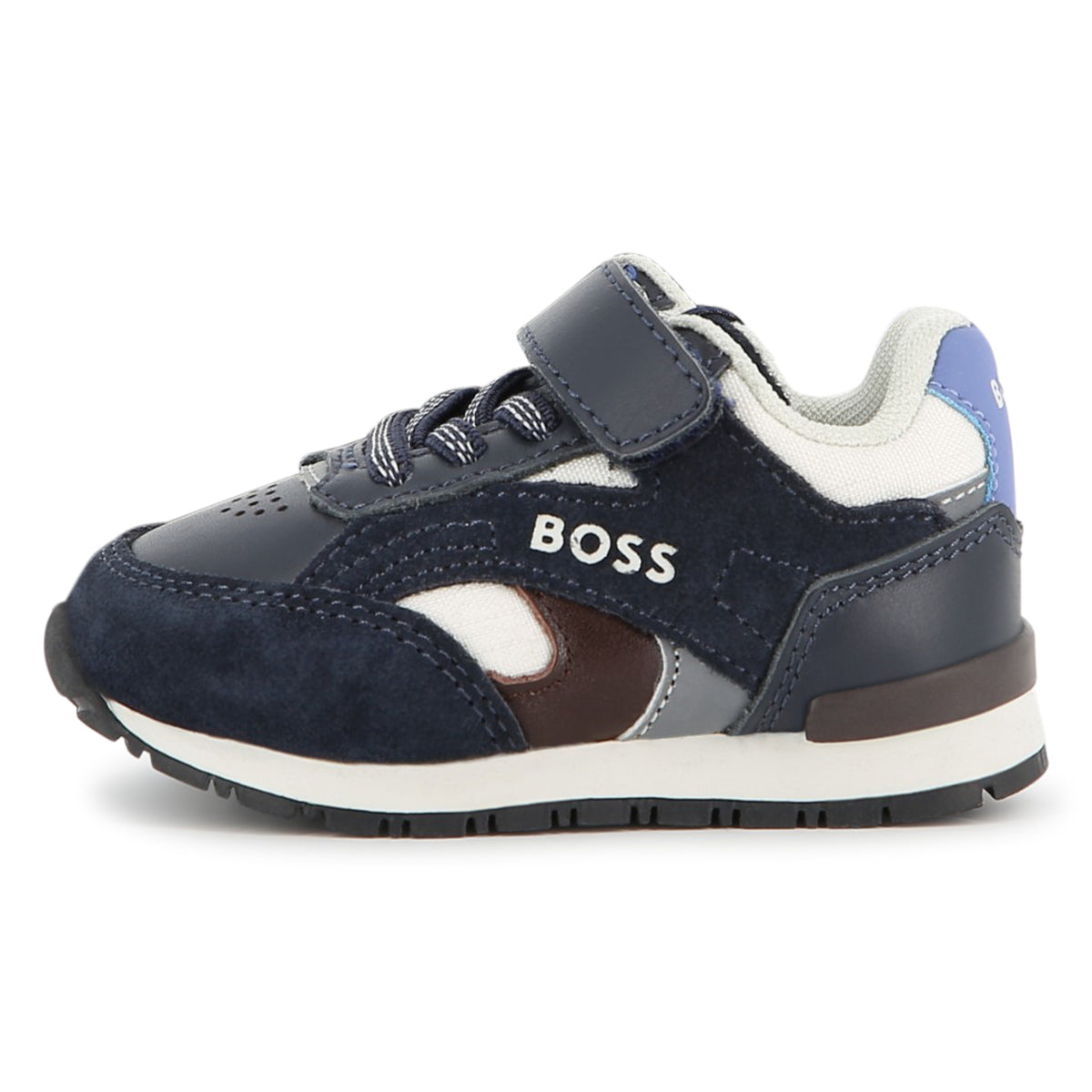 Infant Boys Navy Colourblock Trainers
