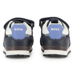 Infant Boys Navy Colourblock Trainers