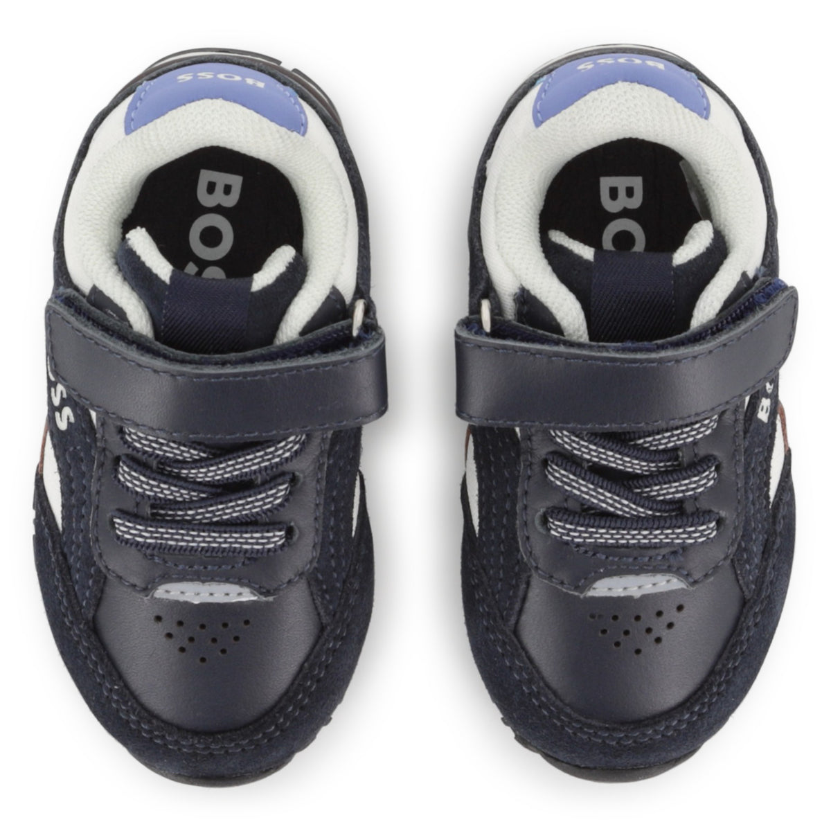 Infant Boys Navy Colourblock Trainers