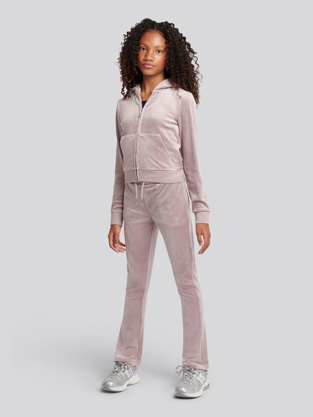 Diamonte Bootleg Jogger- Purple Dove