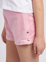 Box Tee & Velour Short Set