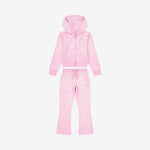 Juicy Couture Pink Diamonte Velour Tracksuit | Casa Childrenswear