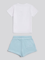 Juicy Couture Logo T-Shirt and Velour Short Set | Casa Childrenswear