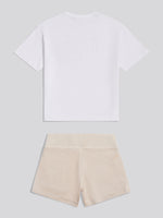 Juicy Couture Oversize T-Shirt and Velour Short Set | Casa Childrenswear