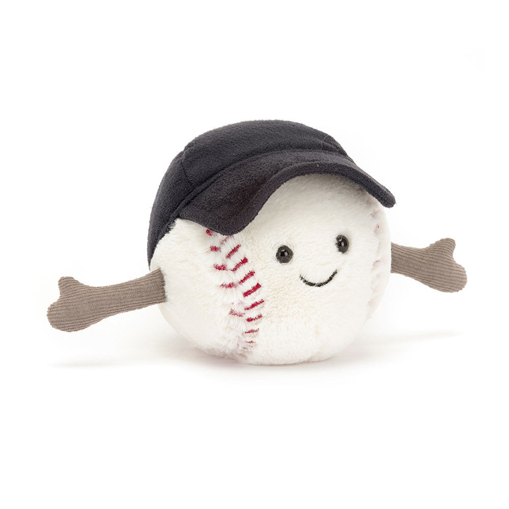 Jellycat Amuseables Sports Baseball - front view