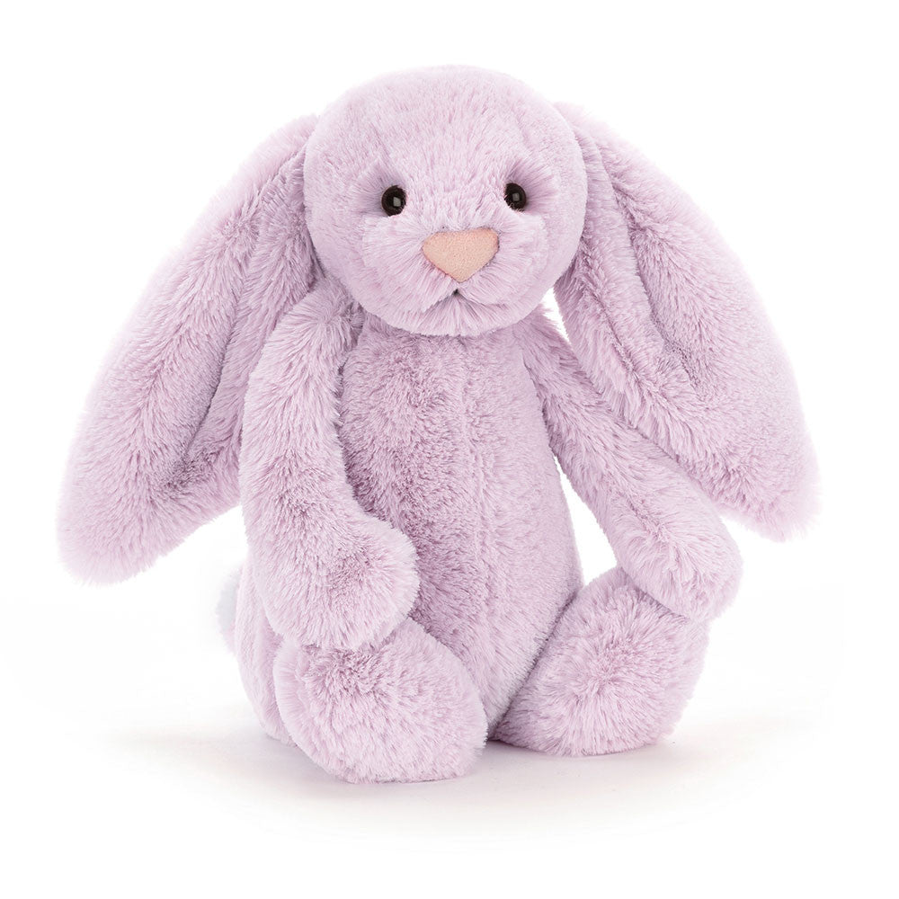 Jellycat Bashful Lilac Bunny Original (Medium) - front view