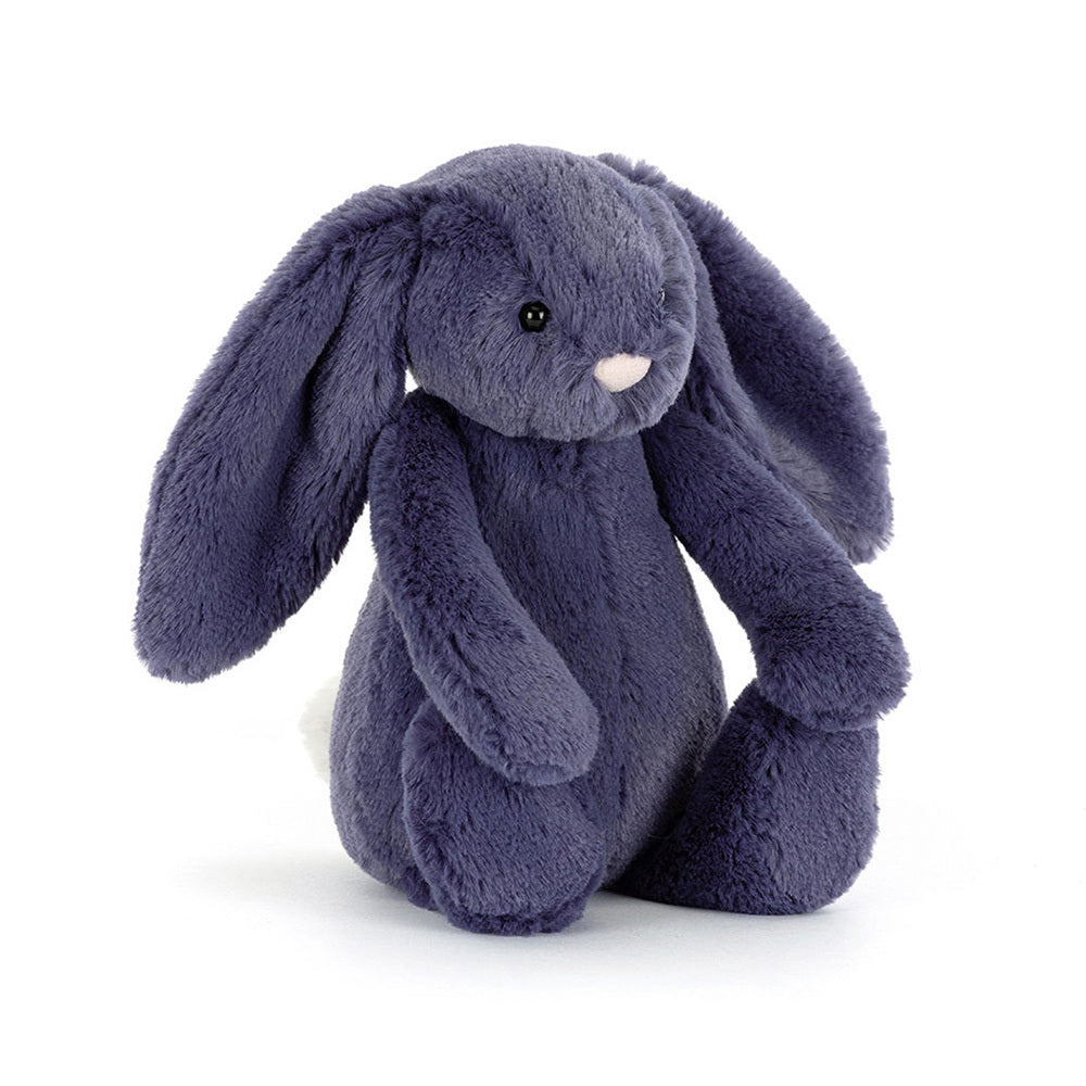 Jellycat Bashful Saffyre Bunny Little - front view