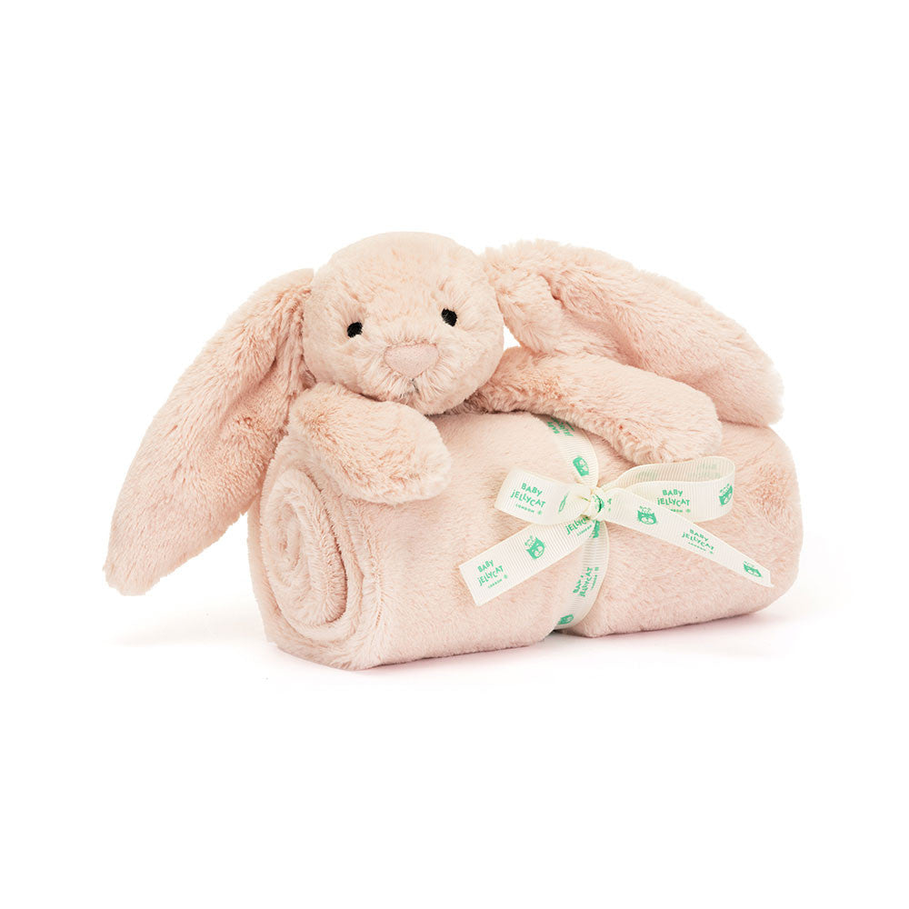 Jellycat Bashful Blush Bunny Blankie - front view