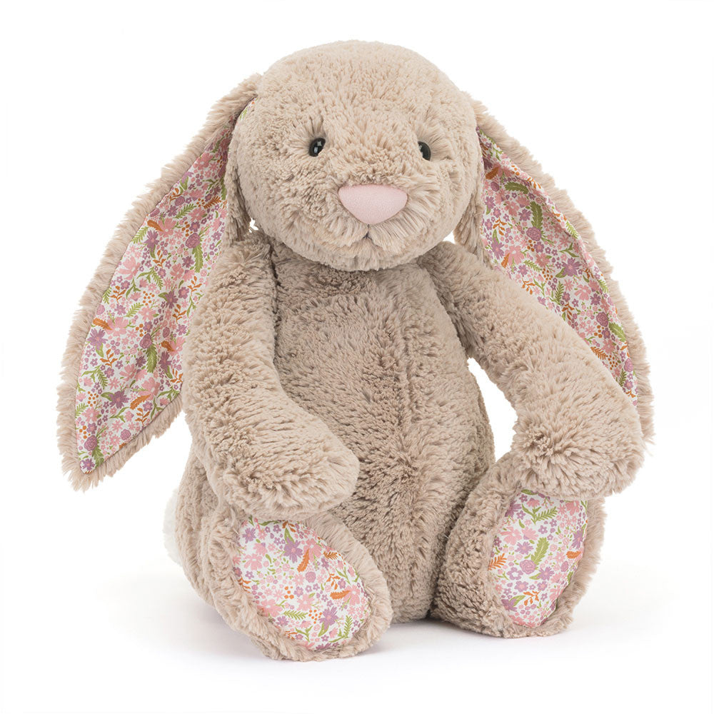 Jellycat Blossom Beige Bunny 'Petal' Big - front view