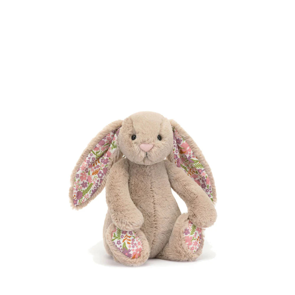 Jellycat Blossom Beige Bunny 'Petal' Little - front view