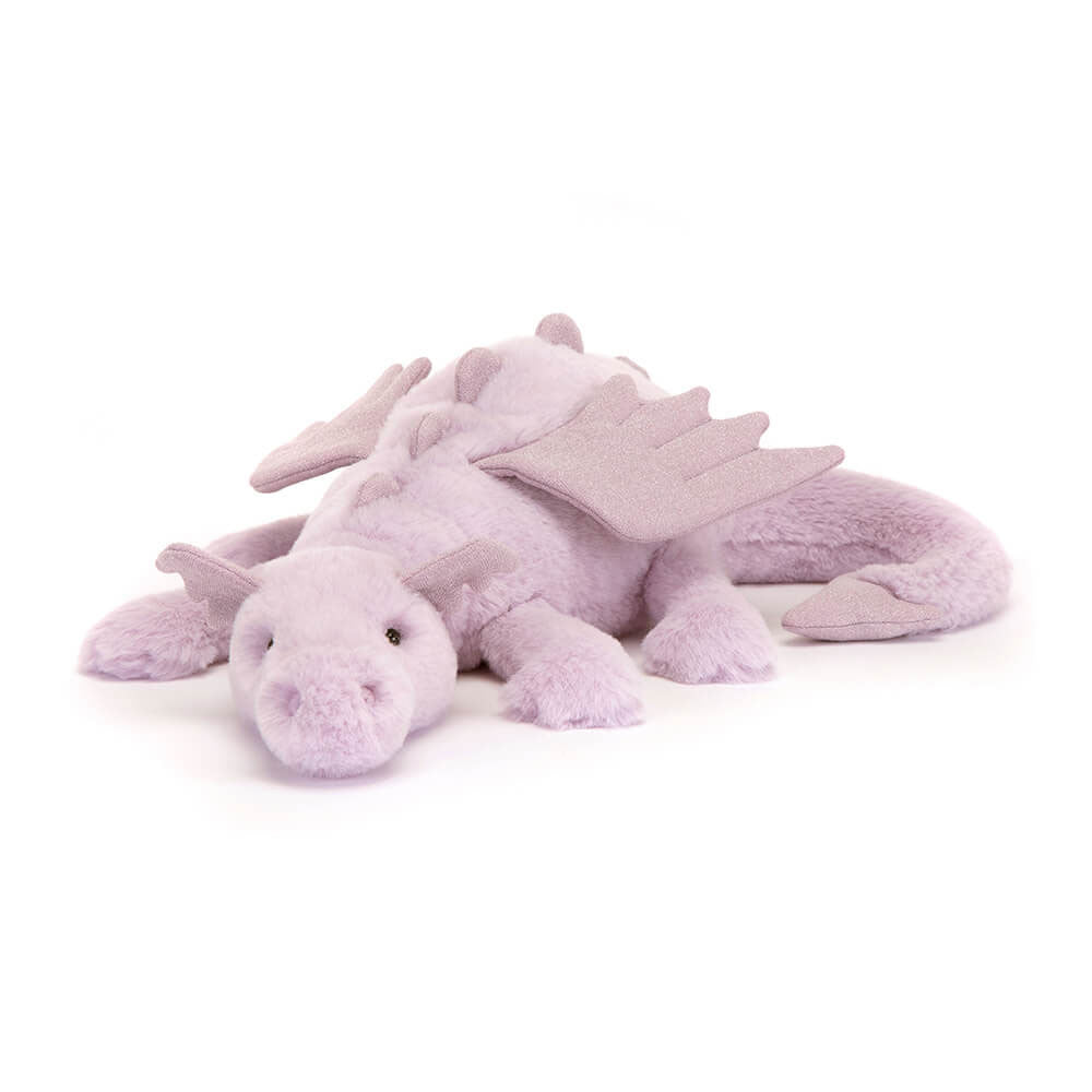 Jellycat Lavender Dragon Large - front view