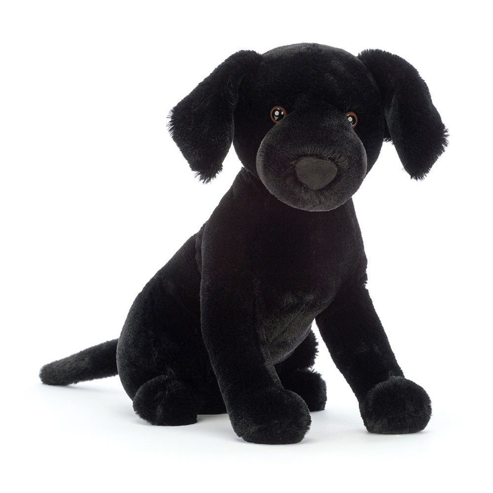 Jellycat Pippa Black Labrador - front view