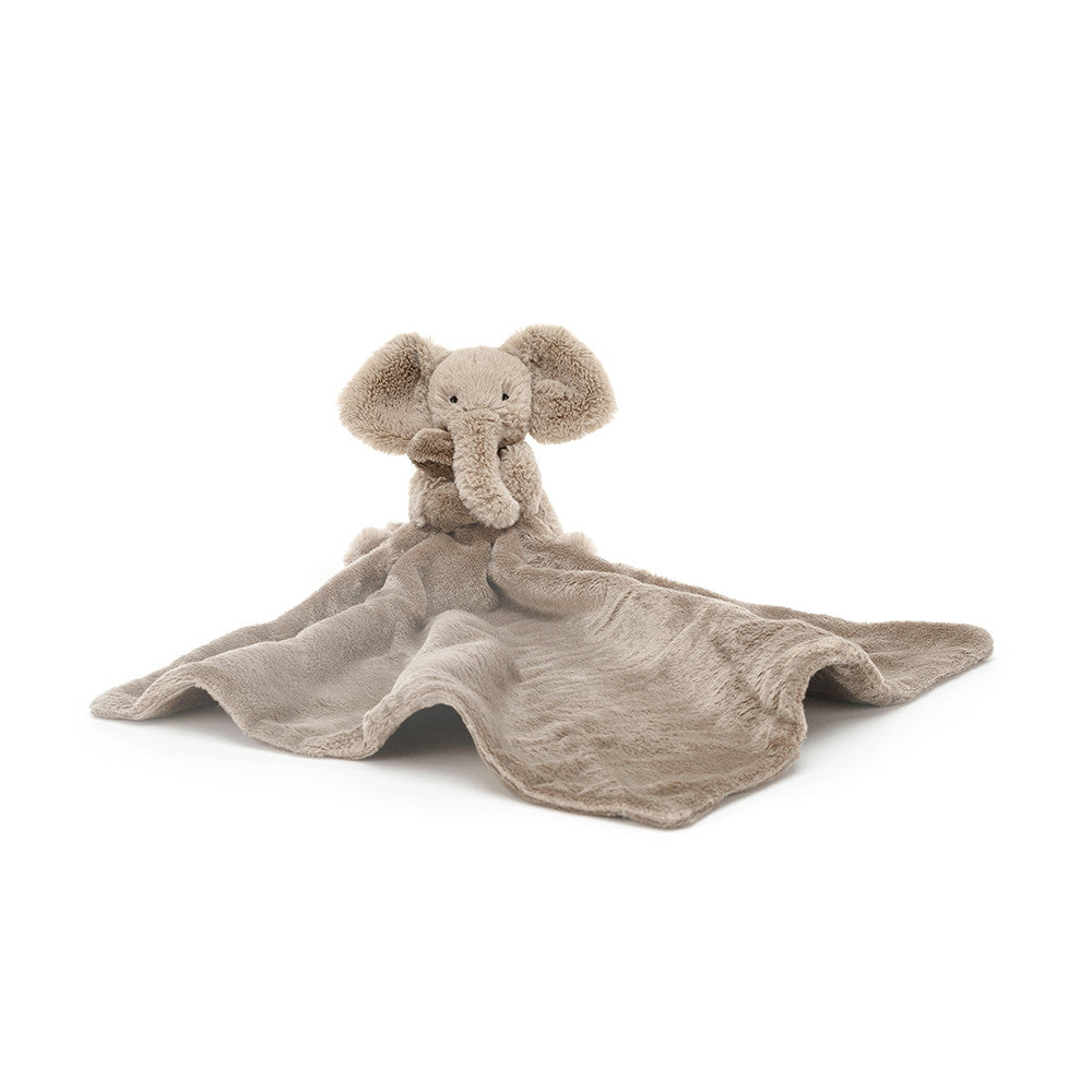Jellycat Smudge Elephant Soother - front view