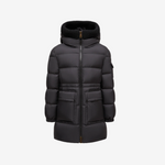 Moncler Enfant Girls Black Irma Long Parka | Casa Childrenswear