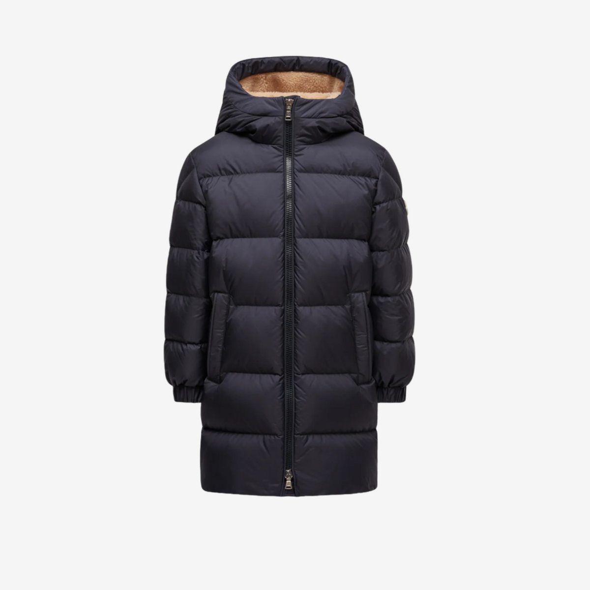 Boys Navy Lentille Long Parka