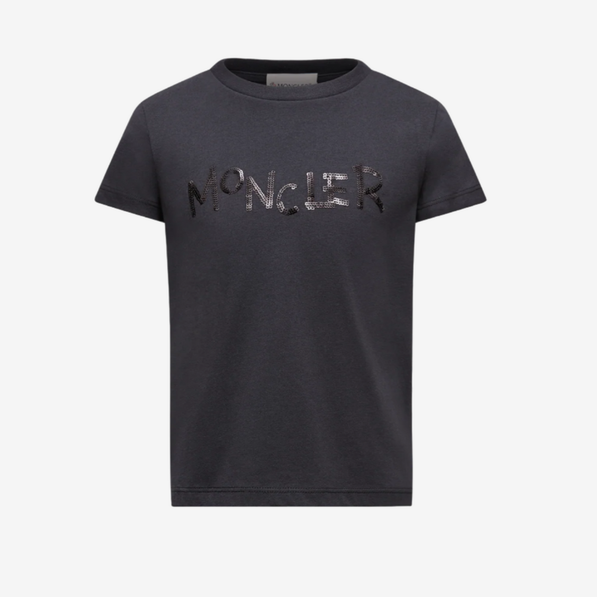 Moncler Enfant Girls Black T-Shirt | Casa Childrenswear