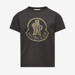 Moncler Enfant Boys Black T-Shirt | Casa Childrenswear