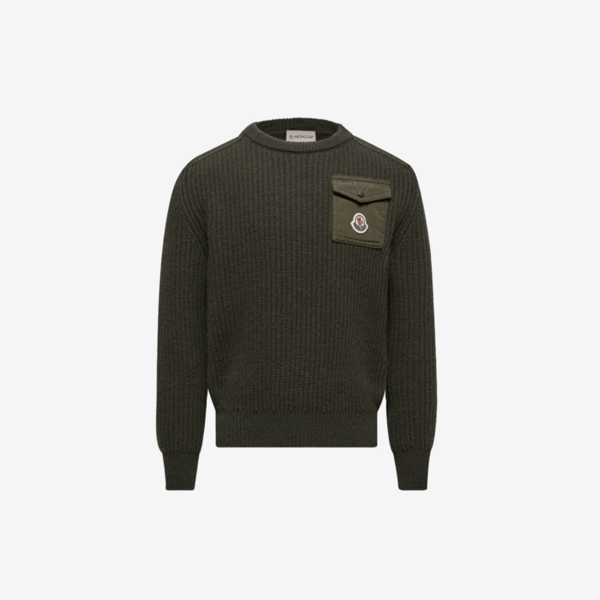 Boys Dark Green Crew Neck