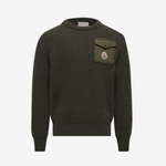 Moncler Enfant Boys Dark Green Crew Neck | Casa Childrenswear