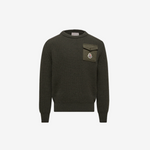 Boys Dark Green Crew Neck