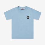 Stone Island Boys Dust Blue Compass T-Shirt | Casa Childrenswear
