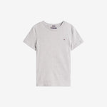 Tommy Hilfiger Boys Grey Cotton Flag Logo T-Shirt | Casa Childrenswear