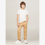 Tommy Hilfiger Boys White Cotton Flag Logo T-Shirt | Casa Childrenswear