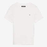 Tommy Hilfiger Boys White Cotton Flag Logo T-Shirt | Casa Childrenswear