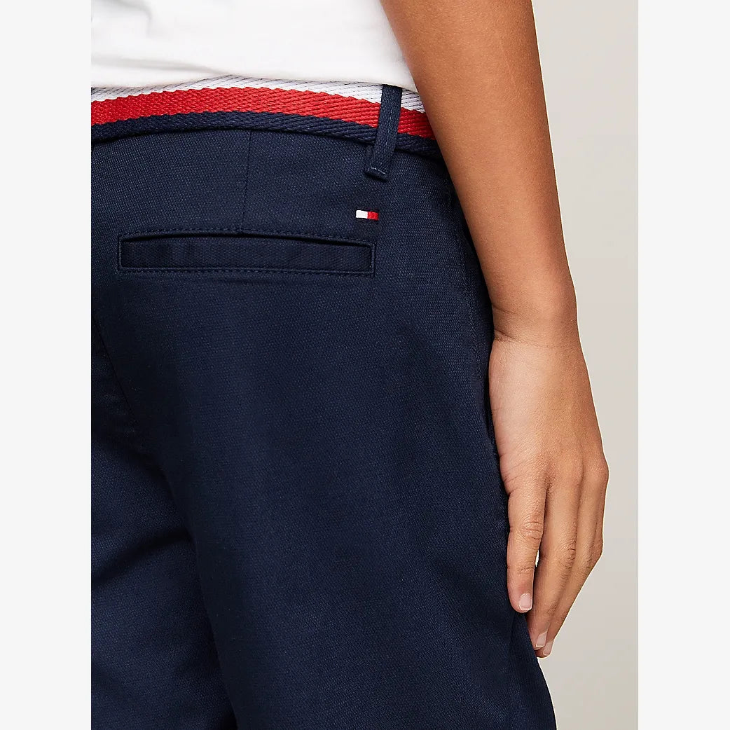 Tommy Hilfiger Woven Desert Sky Belted Shorts | Casa Childrenswear