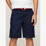 Tommy Hilfiger Woven Desert Sky Belted Shorts | Casa Childrenswear