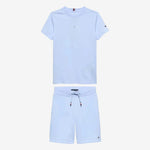 Tommy Hilfiger Boys Blue T-Shirt and Short Set | Casa Childrenswear