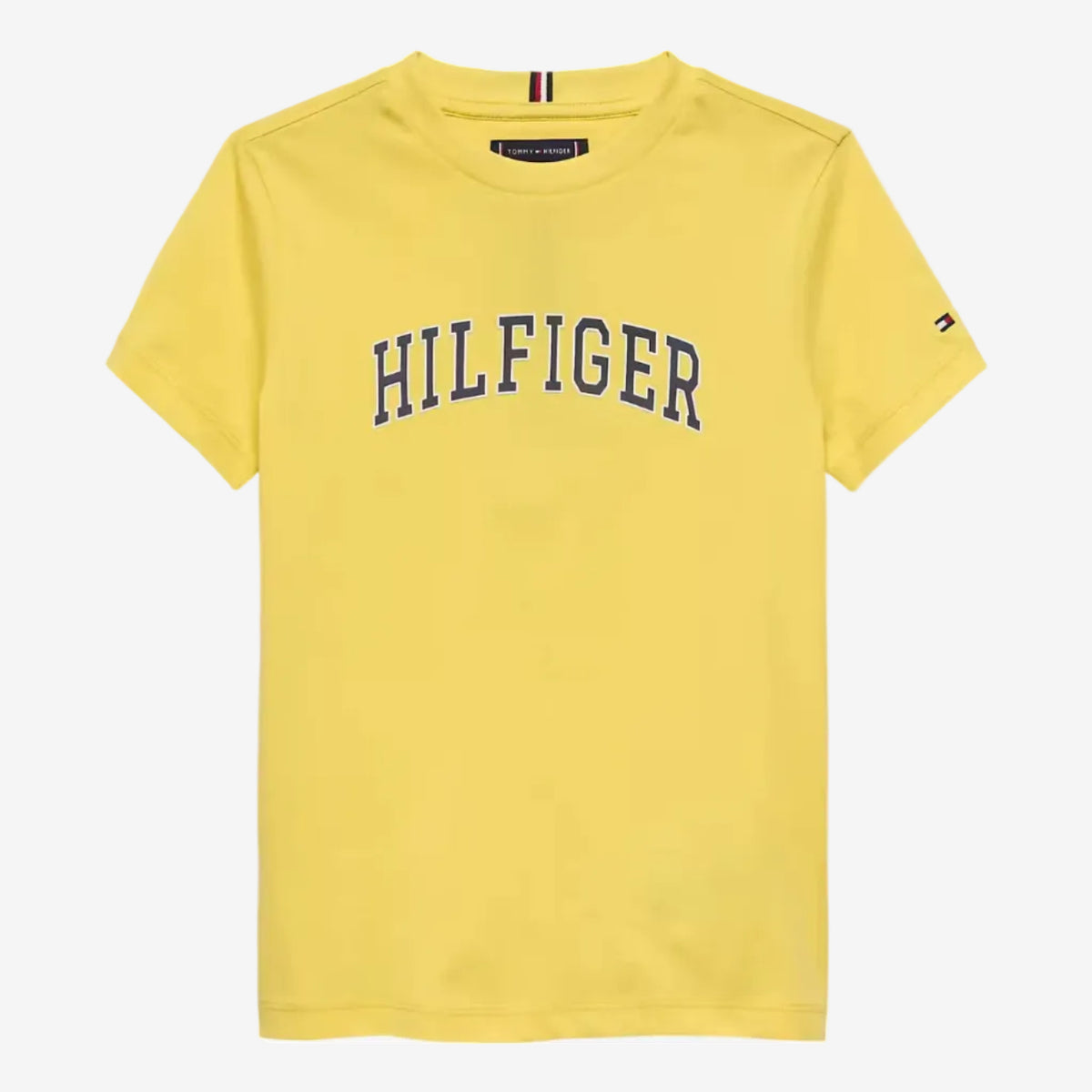 Tommy Hilfiger Boys Yellow Varsity Print T-Shirt | Casa Childrenswear