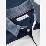 Boys Blue Striped Polo