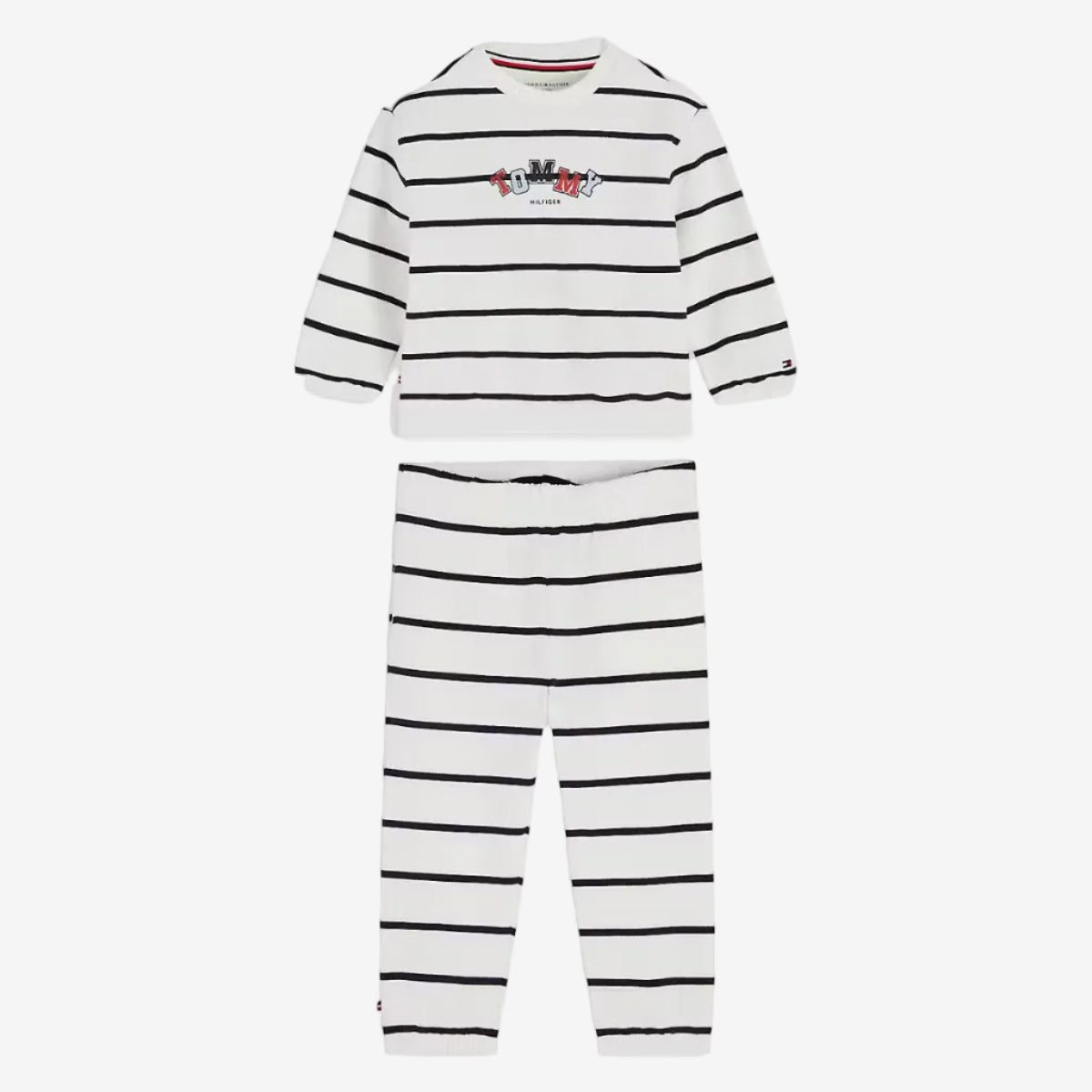 Tommy Hilfiger Baby Off White Tracksuit Set - full set front view