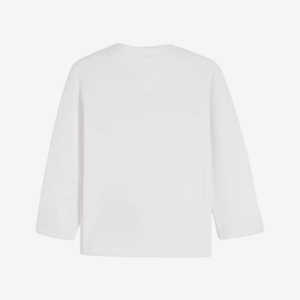 Tommy Hilfiger Baby White Long Sleeve T-Shirt - back view